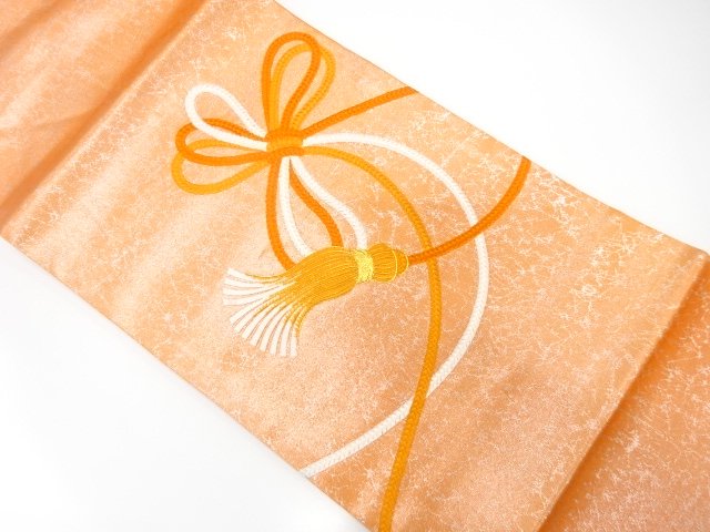 JAPANESE NAGOYA OBI / EMBROIDERY / KUMIHIMO CORD PATTERN